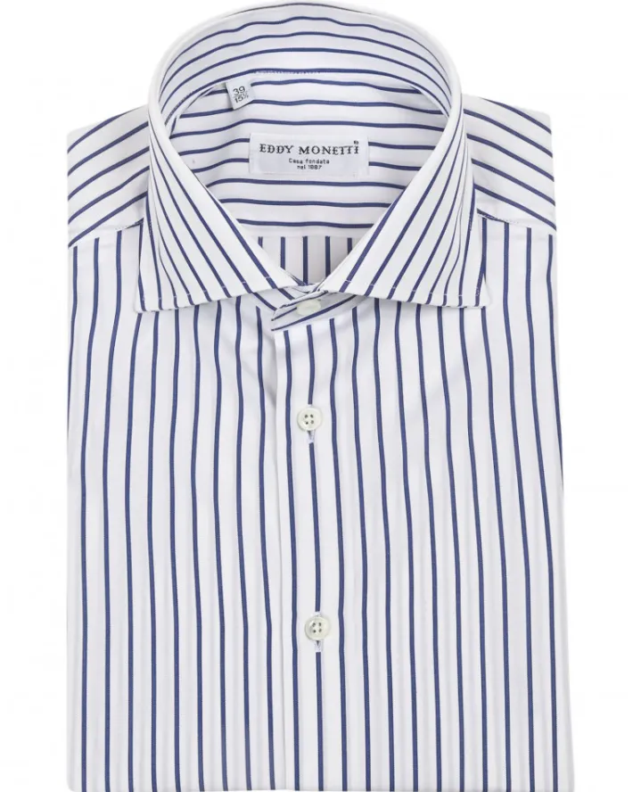 camicia_a_righe_in_cotone_0.webp CAMICIA A RIGHE IN COTONE | Eddy Monetti Outlet