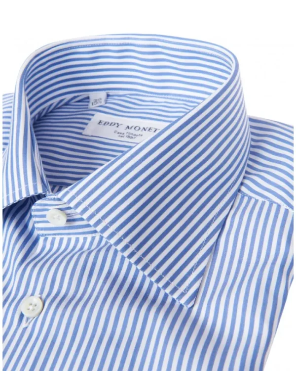 CAMICIA BASTONCINO CON COLLO CLASSICO | Eddy Monetti Online