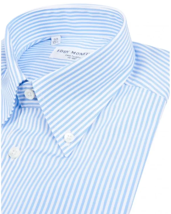 CAMICIA BUTTON DOWN BASTONCINO | Eddy Monetti Sale