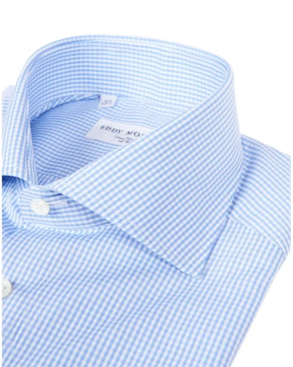 CAMICIA CHECK CON COLLO FRANCESE | Eddy Monetti Hot