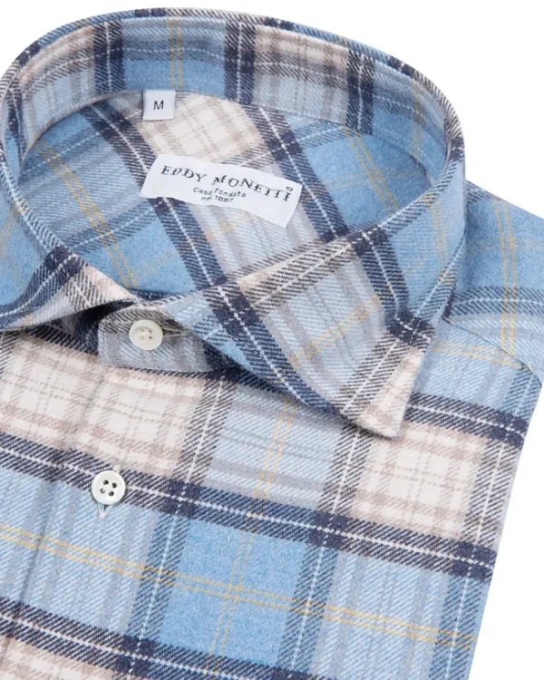 CAMICIA CHECK IN FLANELLA | Eddy Monetti New
