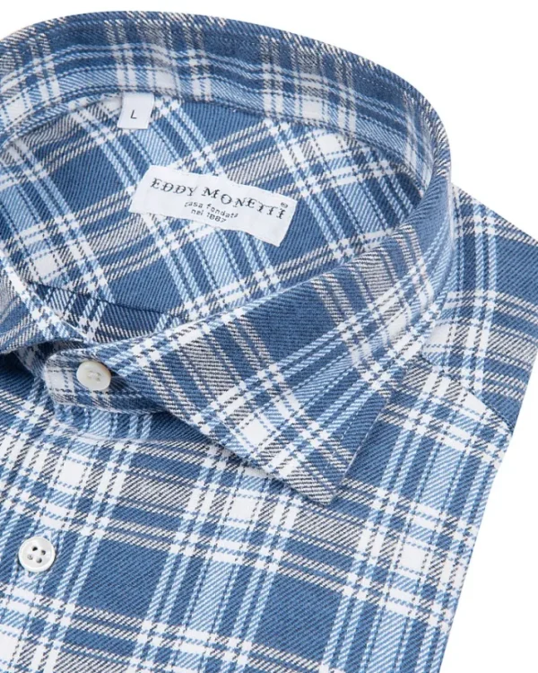 CAMICIA CHECK IN FLANELLA | Eddy Monetti Hot