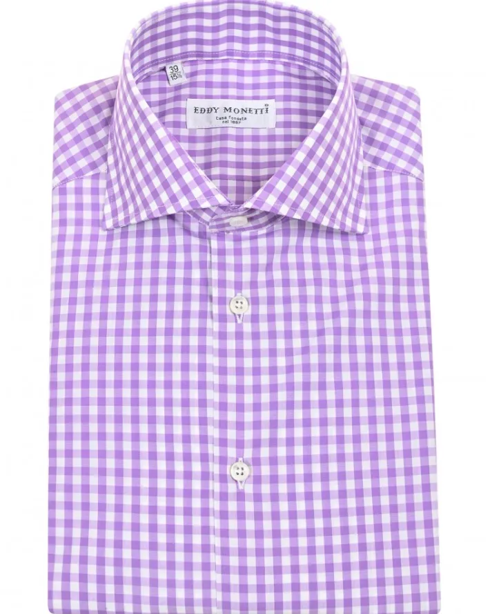 camicia_in_cotone_a_quadr_0.webp CAMICIA IN COTONE A QUADRI | Eddy Monetti Hot