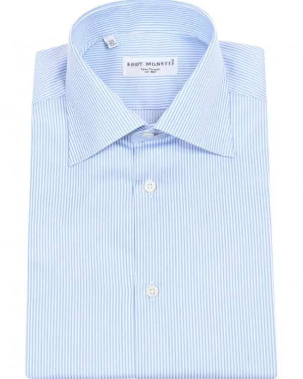 CAMICIA MILLERIGHE IN COTONE | Eddy Monetti Fashion