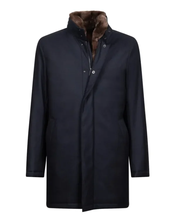 CAPPOTTO IN LANA & CASHMERE INT. PELLICCIA | Eddy Monetti New