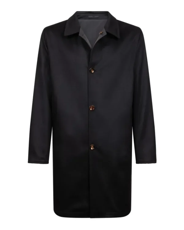 CAPPOTTO REVERSIBILE IN CASHMERE & TESSUTO TECNICO | Eddy Monetti New