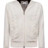 CARDIGAN IN CASHMERE CON COLLO IN PELLICCIA | Eddy Monetti Best