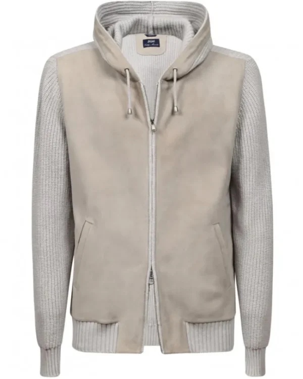 FELPA IN CASHMERE & SUEDE | Eddy Monetti Online