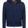 FELPA IN CASHMERE CON CAPPUCCIO IN LAPIN | Eddy Monetti Sale