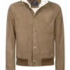 GIUBBOTTO IN SUEDE & CASHMERE | Eddy Monetti Online