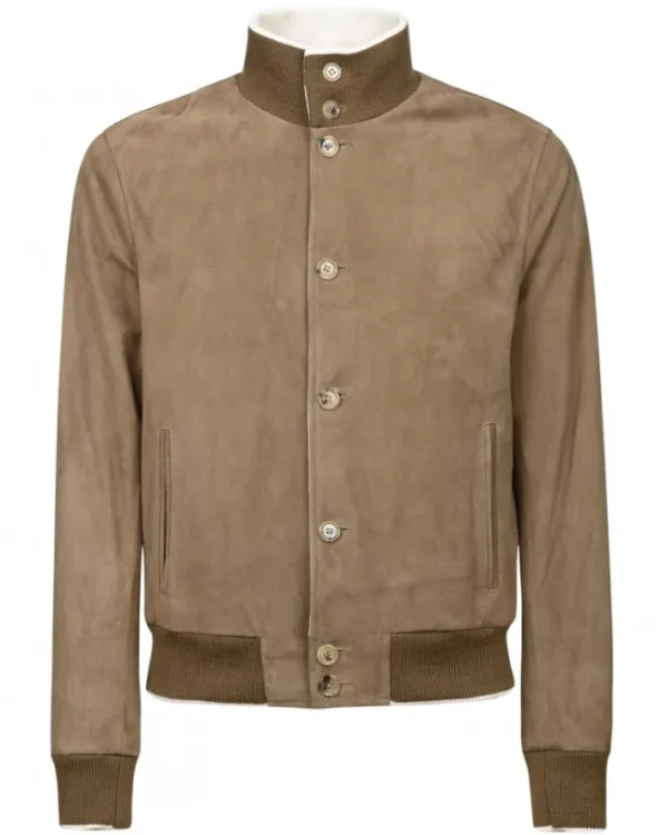 GIUBBOTTO IN SUEDE & CASHMERE | Eddy Monetti Online