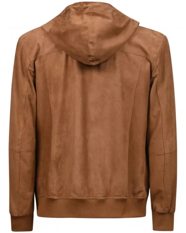 GIUBBOTTO IN SUEDE CON CAPPUCCIO | Eddy Monetti Best