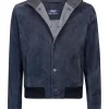 GIUBBOTTO IN SUEDE CON INTERNO IN CASHMERE | Eddy Monetti Online