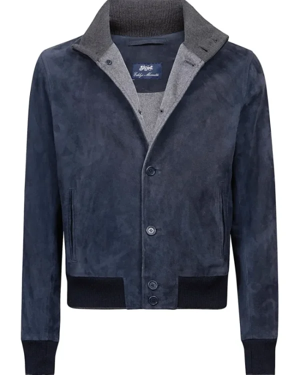 GIUBBOTTO IN SUEDE CON INTERNO IN CASHMERE | Eddy Monetti Online