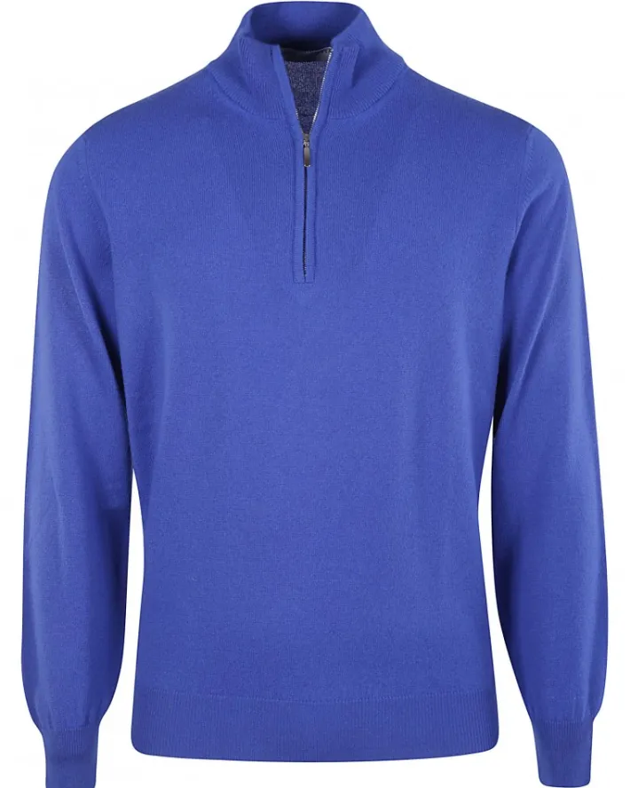 mezza_zip__bluette_0.webp MEZZA ZIP - BLUETTE | Eddy Monetti Discount