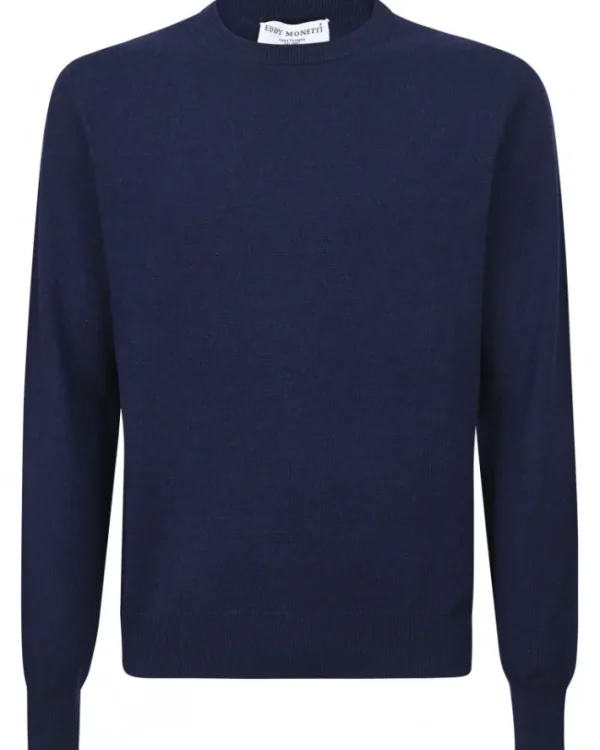 PULLOVER GIROCOLLO IN CASHMERE | Eddy Monetti Fashion