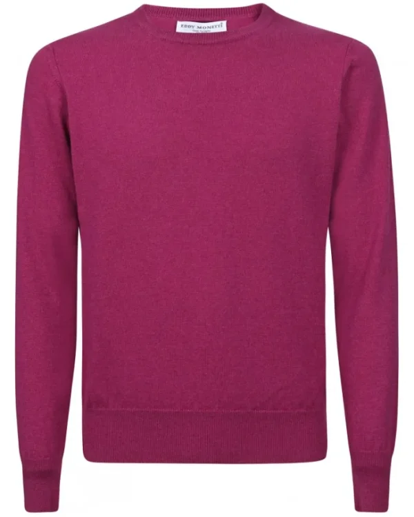 PULLOVER GIROCOLLO IN CASHMERE | Eddy Monetti Sale
