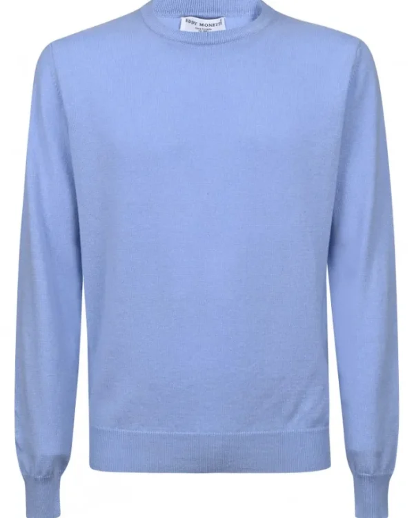 PULLOVER GIROCOLLO IN CASHMERE | Eddy Monetti Outlet