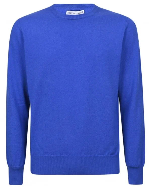 PULLOVER GIROCOLLO IN CASHMERE | Eddy Monetti Fashion