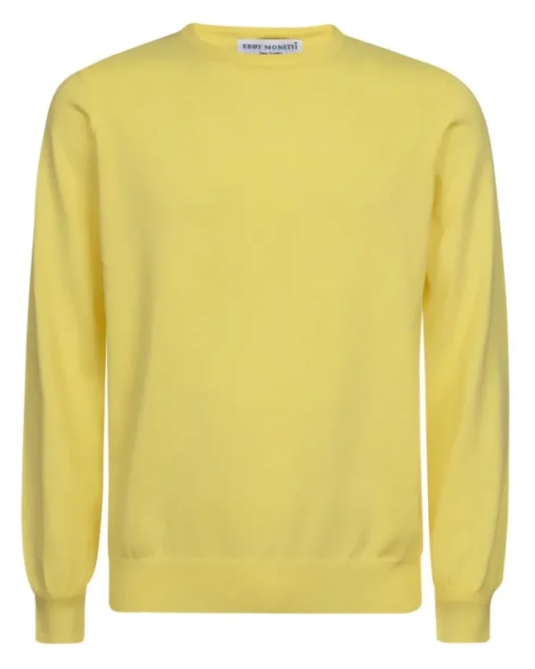 PULLOVER GIROCOLLO IN COTONE | Eddy Monetti Hot