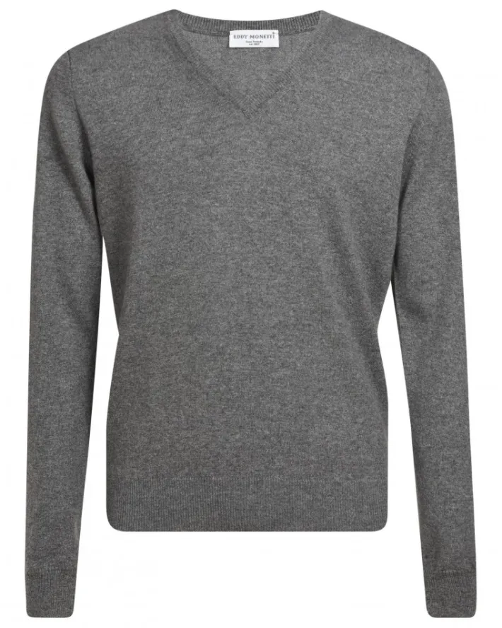 scollo_a_v_in_cachemire___0.webp SCOLLO A V IN CACHEMIRE - GRIGIO | Eddy Monetti Clearance
